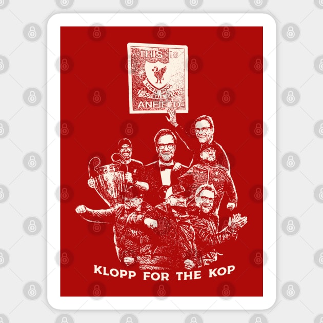 Klopp for the kop Magnet by Yopi